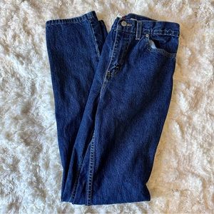 Vintage Y2K Faded Glory Dark Wash Classic Fit Jeans 8